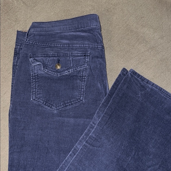 Gray blue corduroy pants - Picture 1 of 6